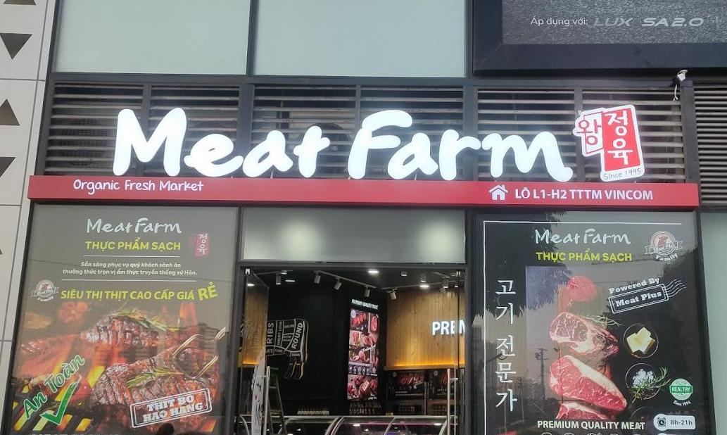 Biển hiệu quán Meat Farm